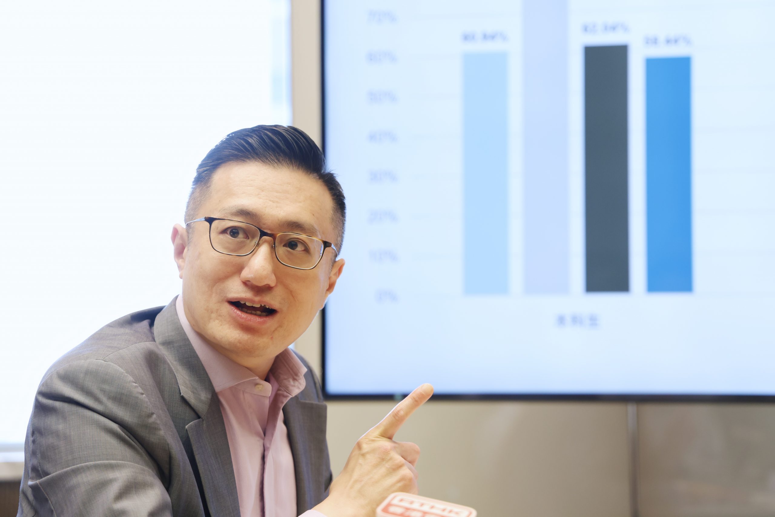 圖二:HKLSS執行總監黃槿教授公布2024/25年度調查結果。